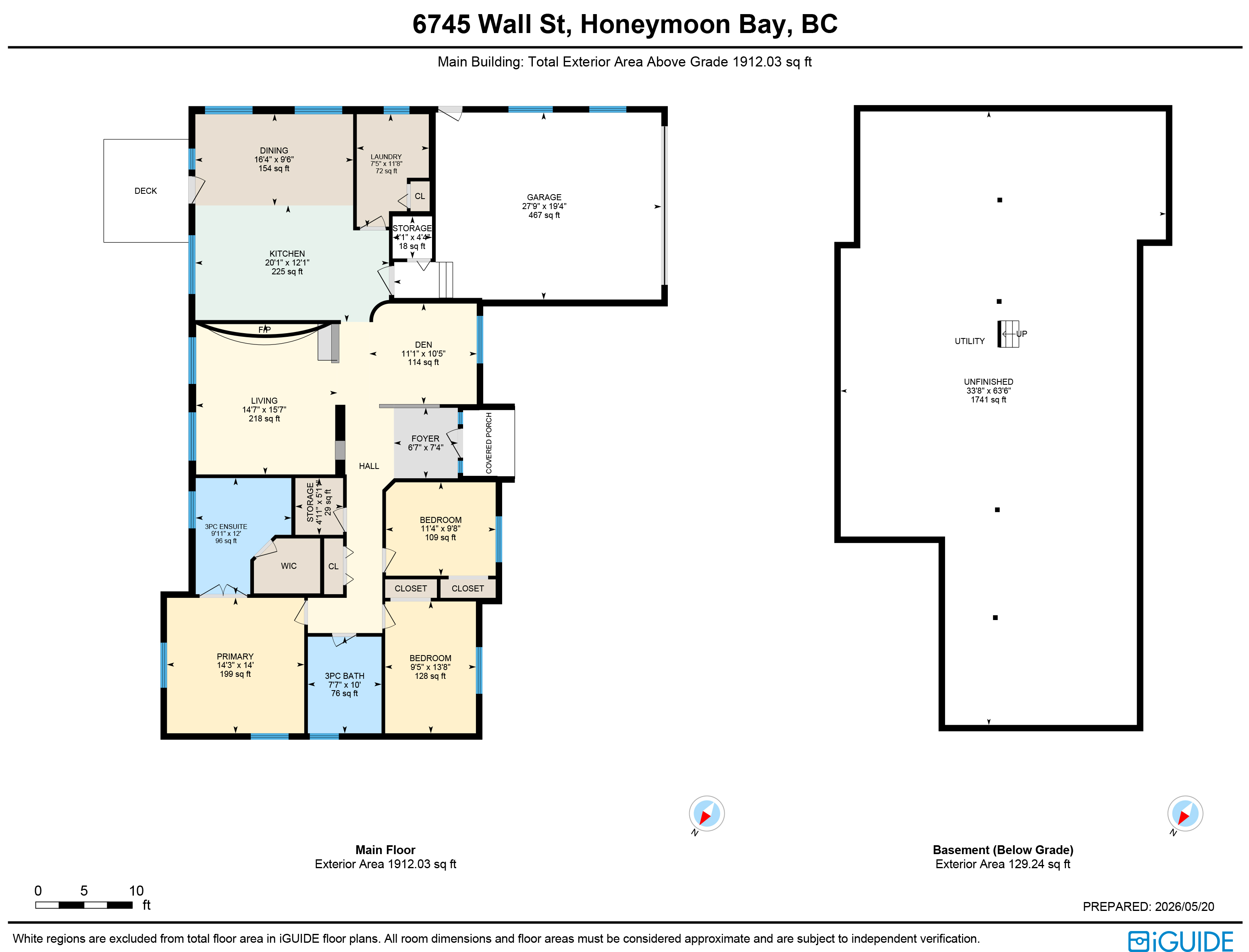 2D Floor Plan by iGUIDE sample