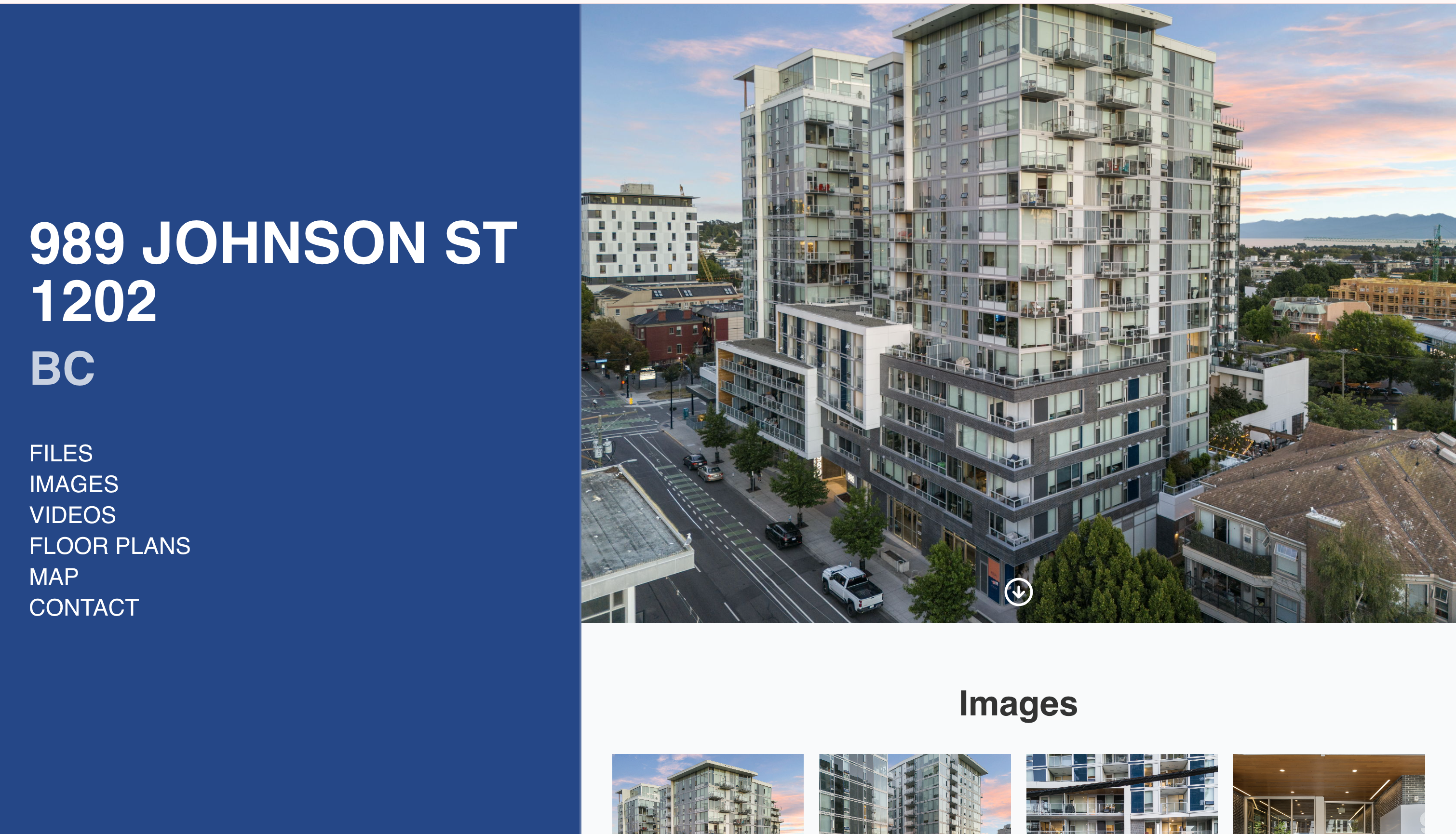 Individual Real Estate Listing Pages sample