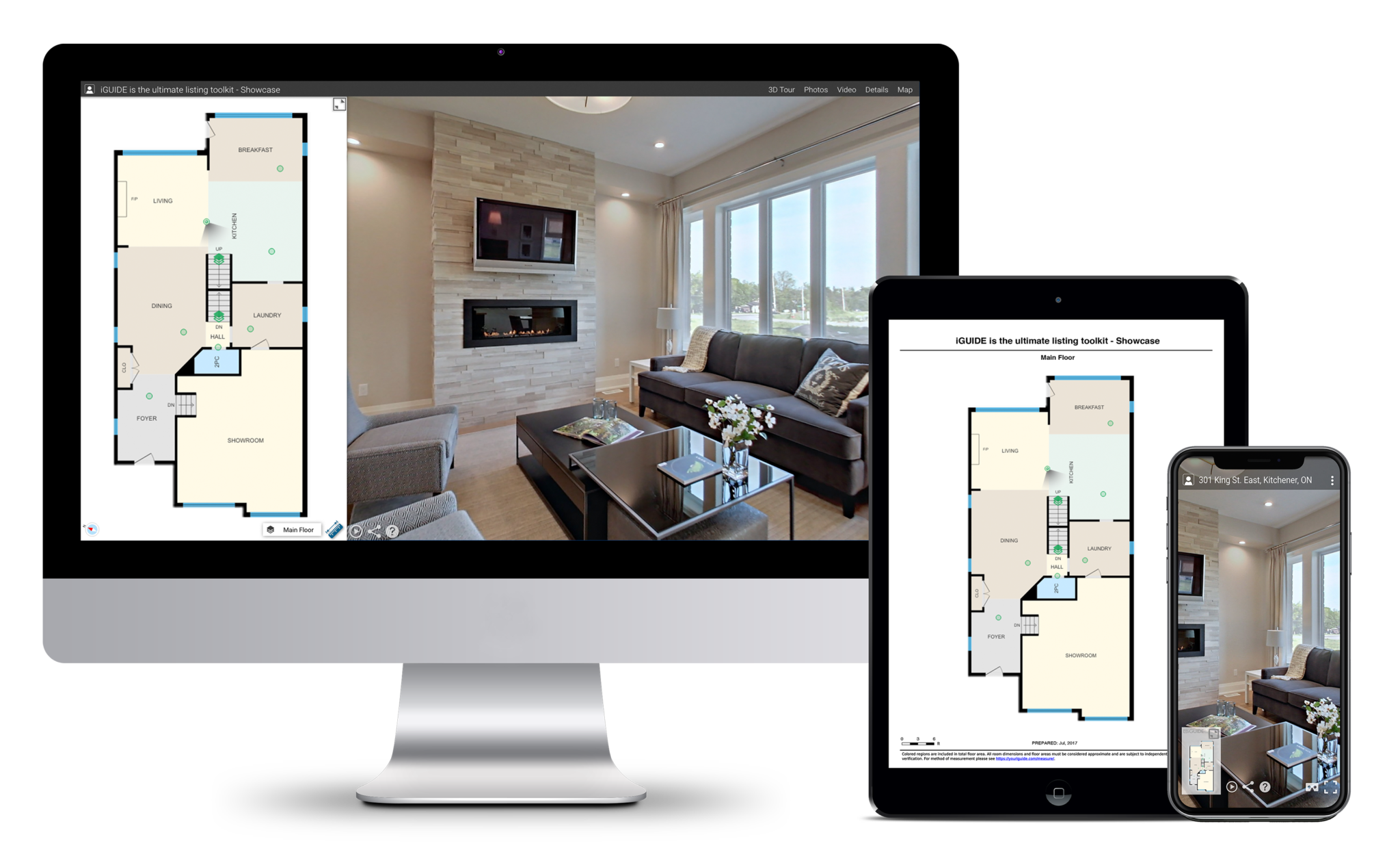 Virtual Tour by IGuide sample